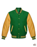 Green and Gold Varsity Jacket