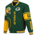 Green Bay Packers Green & Yellow Varsity Jacket