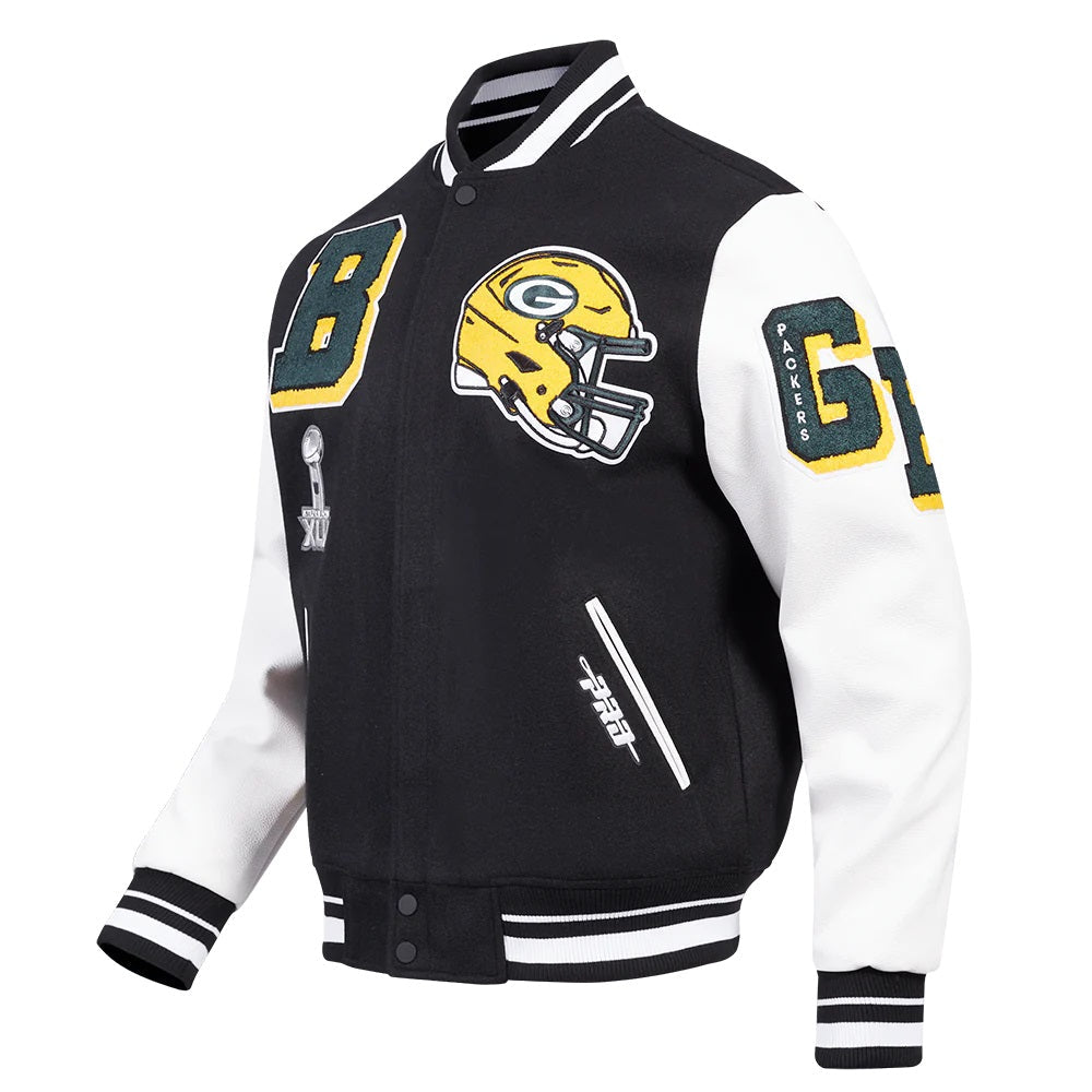 Green Bay Packers Mashup Varsity Jacket