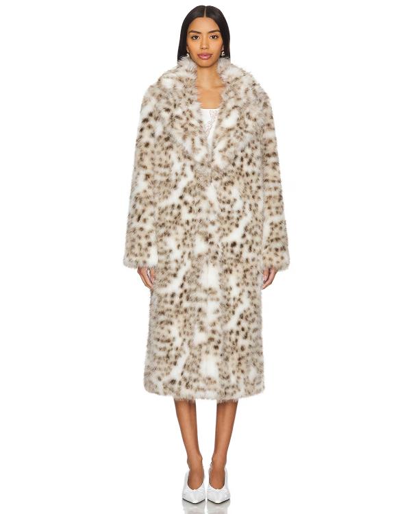 Hacks S05 Jean Smart Printed Faux Fur Coat