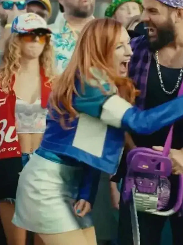 Happy Gilmore 2 Becky Lynch Cropped Leather Jacket