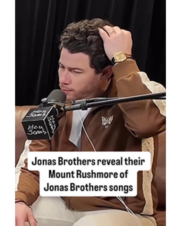 Hey Jonas! Podcast 2026 Nick Jonas Brown Butterfly Logo Jacket