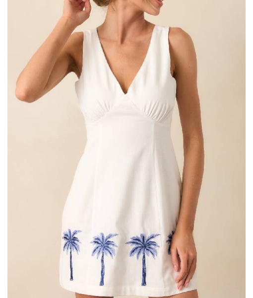 Home and Away Ally Harris Embroidered Mini Dress