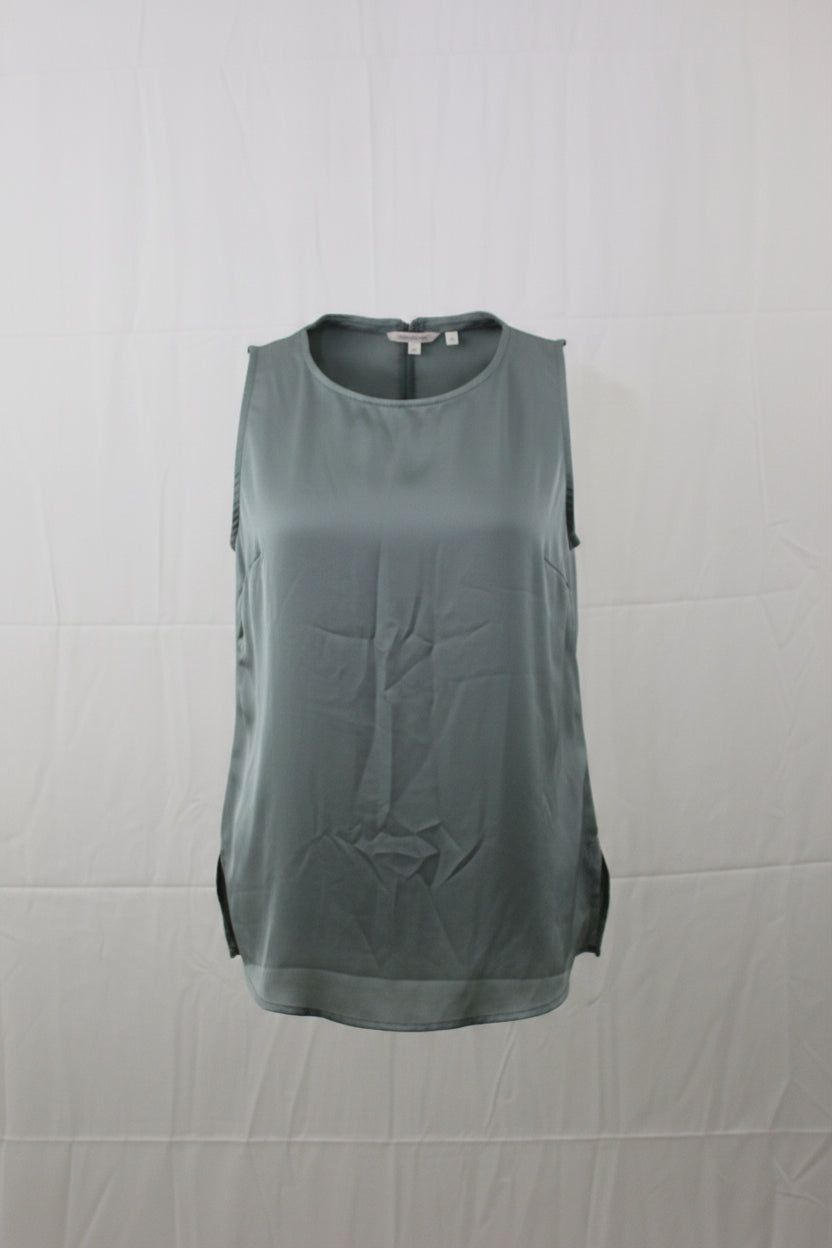 Primakind Women's Satin Sleevless High Neck Top