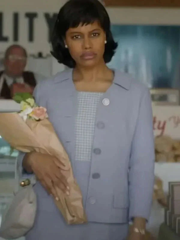 IT Welcome to Derry Taylour Paige Purple Coat