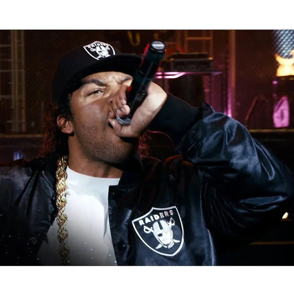 Ice Cube Los Angeles Raiders Bomber Jacket
