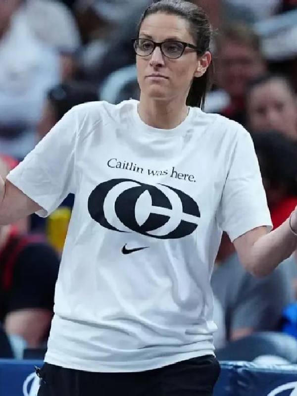 Indiana Fever Stephanie White Caitlin Was Here T-Shirt