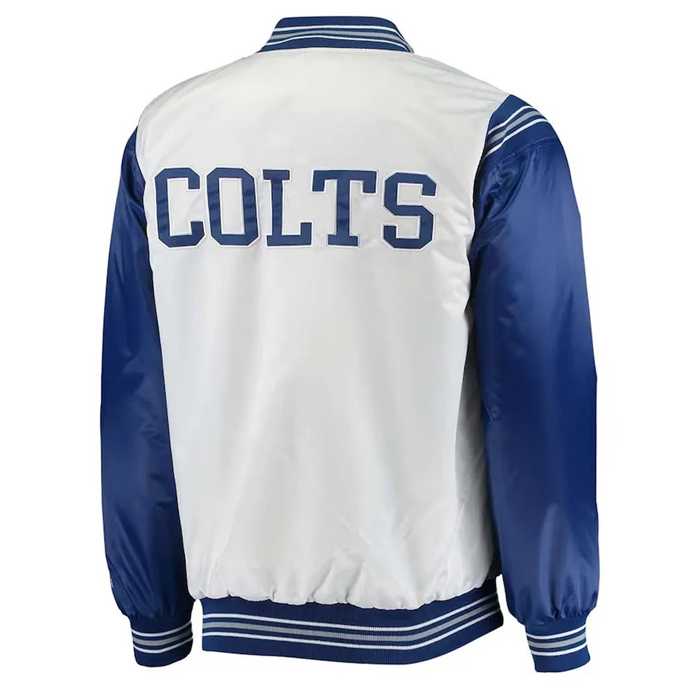 Indianapolis Colts Historic Logo Renegade Satin Jacket