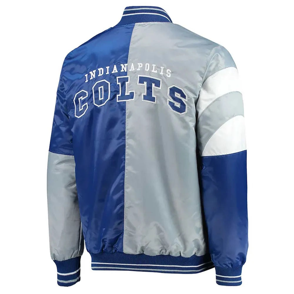 Indianapolis Colts Leader Varsity Satin Jacket