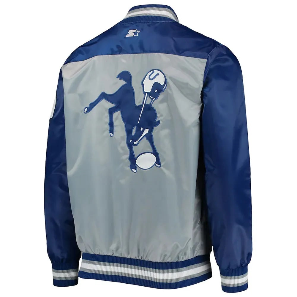 Indianapolis Colts The Tradition II Team Satin Jacket