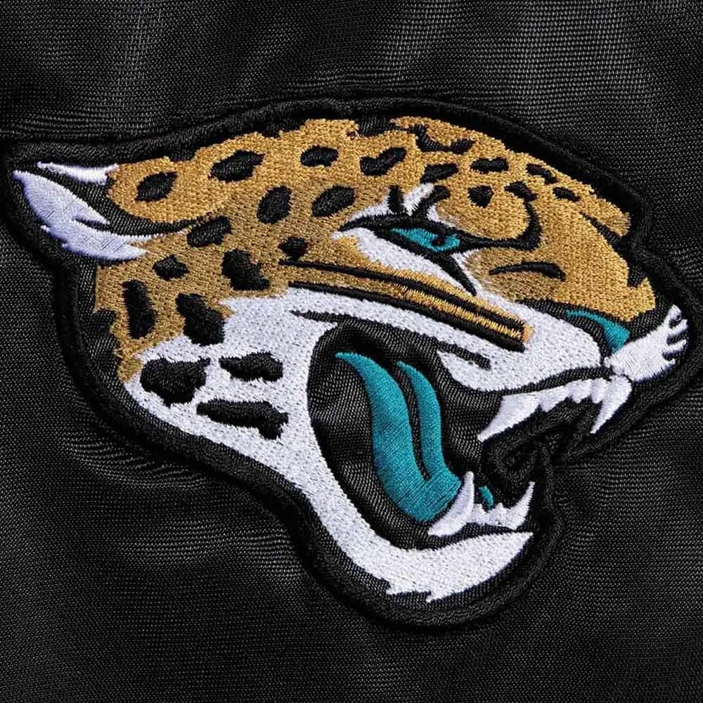 Jacksonville Jaguars Teal and Satin Jacket