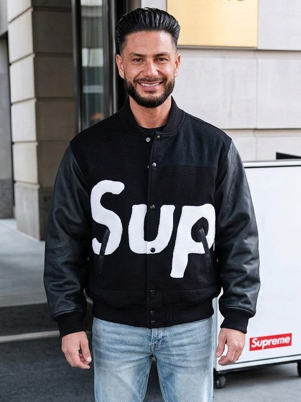 Jersey Shore Family Vacation S9 Pauly D Varsity Jacket