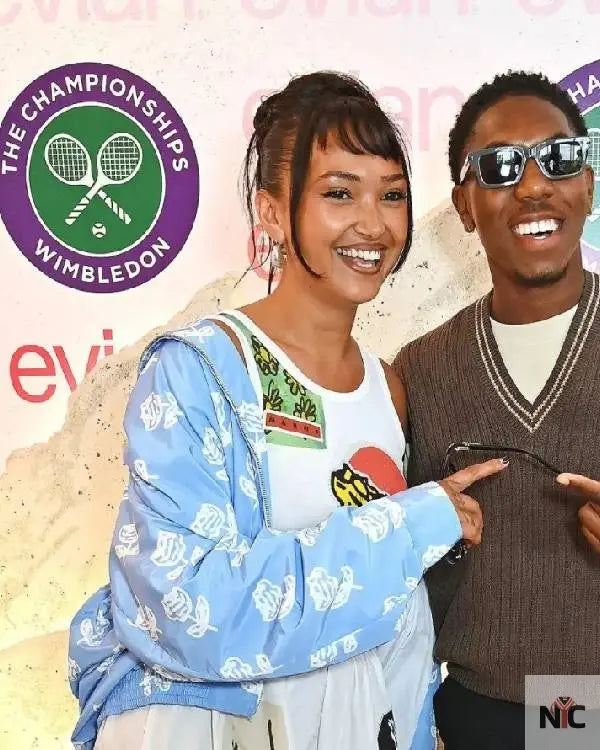 Joy Crookes Wimbledon Tennis Championships 2025 Floral Jacket