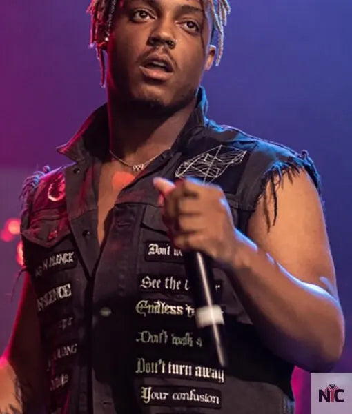Juice Wrld Black Vest