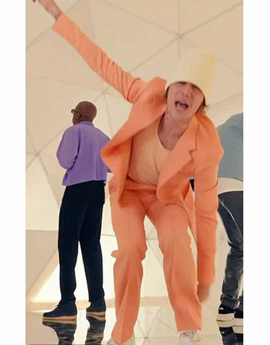 Justin Bieber Peaches Suit