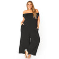 Primakind Plus Size Off-Shoulder Wide Leg Jumpsuit Bellatrix