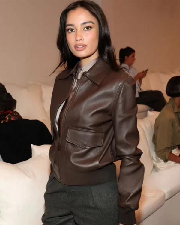 Kelsey Merritt Ralph Lauren 2025 Show Bomber Jacket