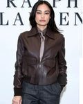 Kelsey Merritt Ralph Lauren 2025 Show Bomber Jacket