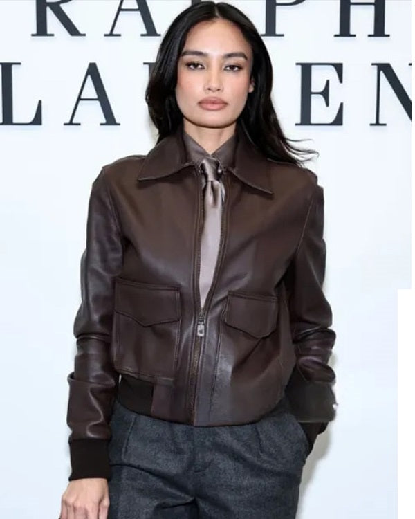 Kelsey Merritt Ralph Lauren 2025 Show Bomber Jacket