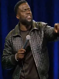 Kevin Hart Acting My Age Black Leather Jacket