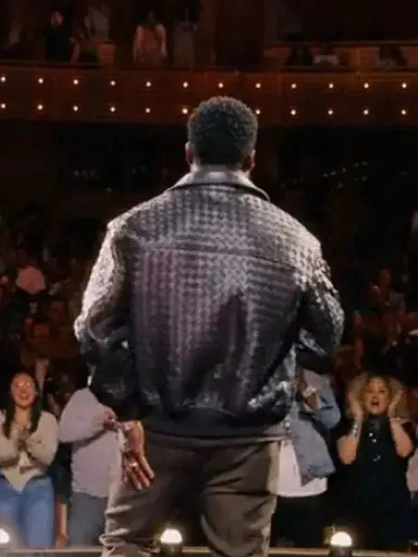 Kevin Hart Acting My Age Black Leather Jacket