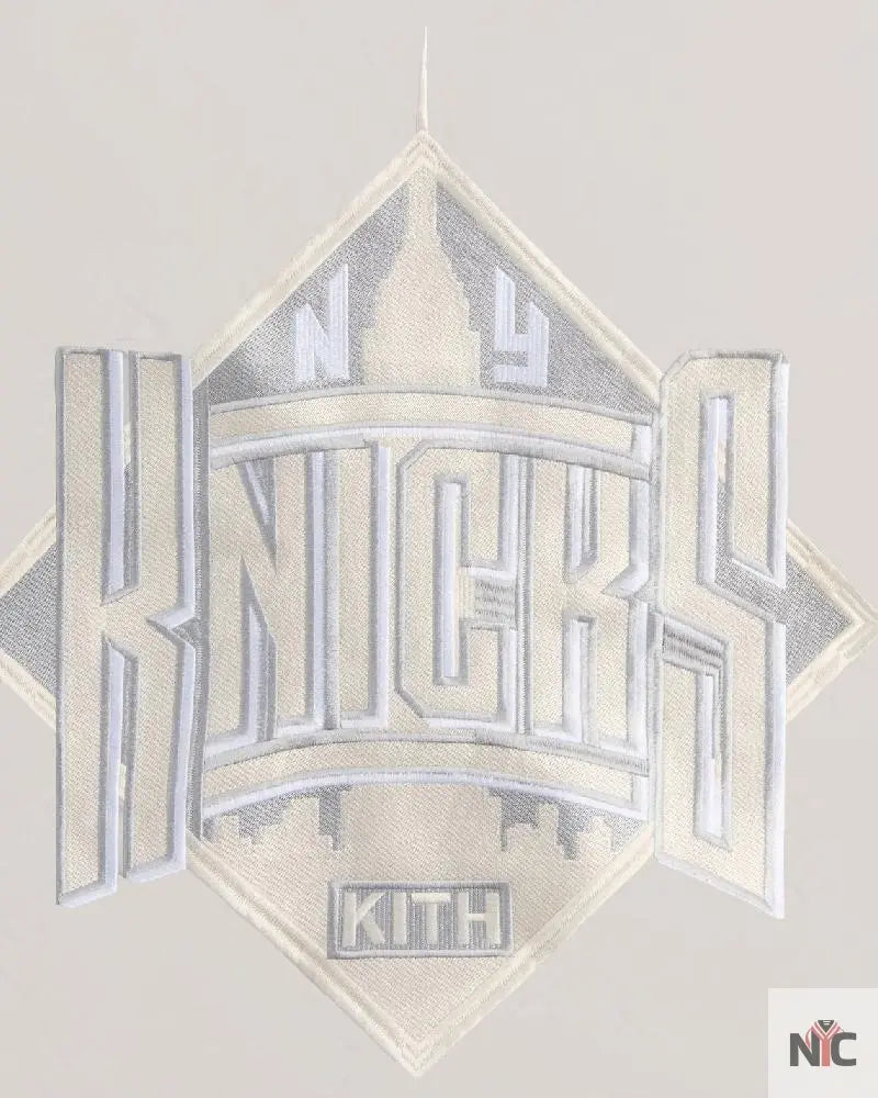 Kith For The New York Knicks Empire Satin Bomber Jacket