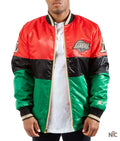 LA Lakers 75th Anniversary Satin Color Block Jacket