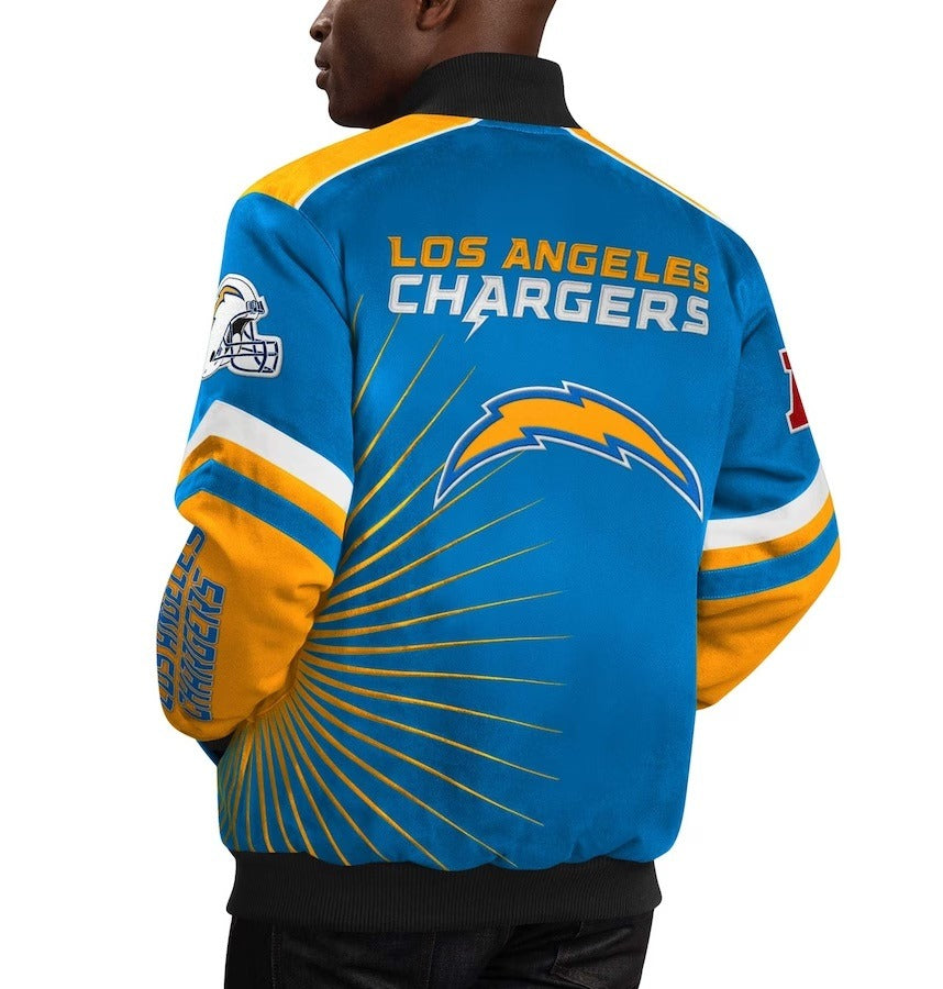 LA Chargers Full-Snap Varsity Jacket
