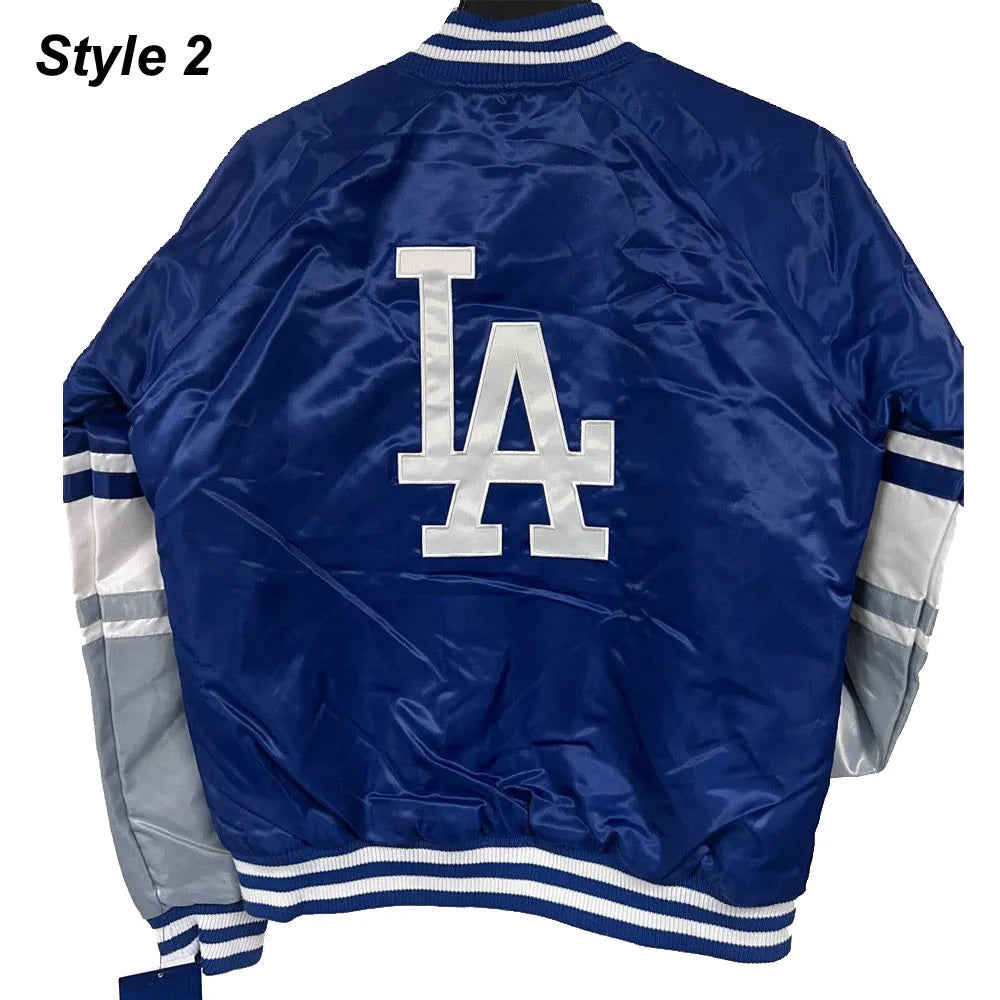 LA Dodgers National Royal Satin Jacket