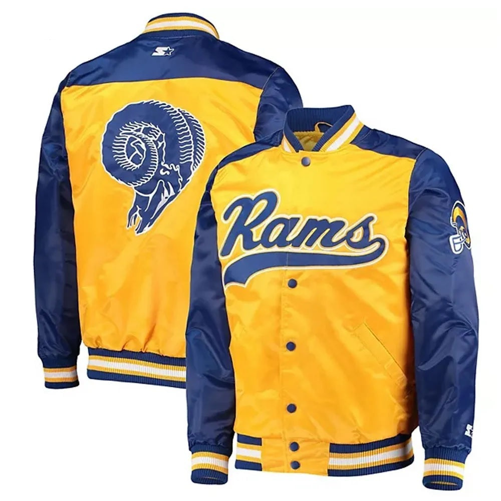 LA Rams Blue and Yellow Jacket