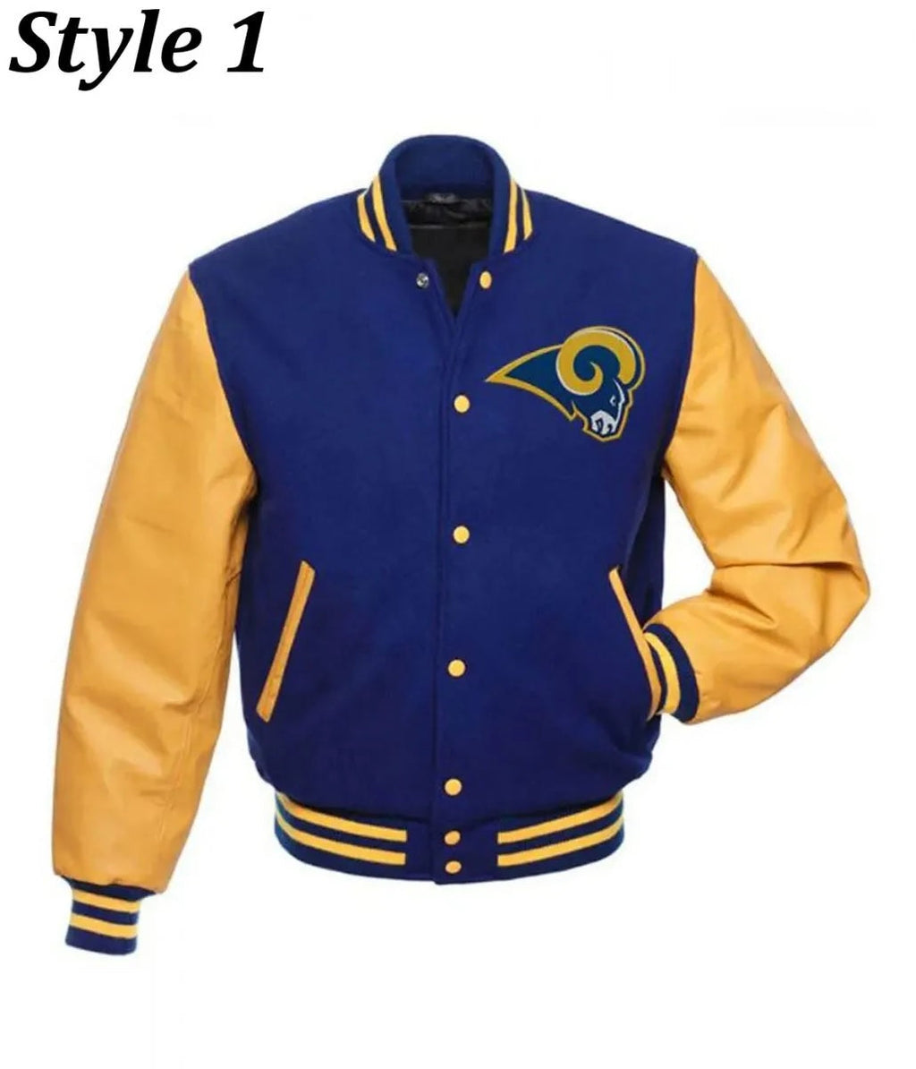 LA Rams Blue and Yellow Jacket