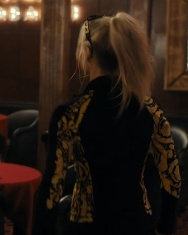 Landman Ali Larter Yellow Black Zip Jacket