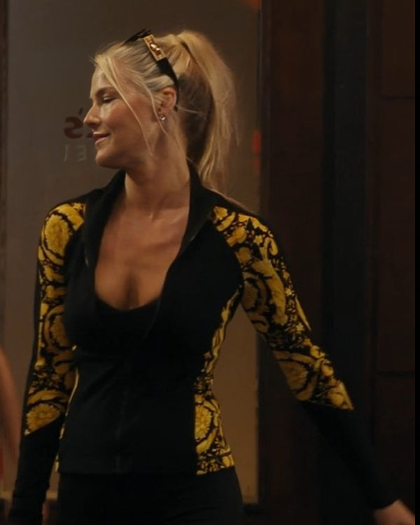 Landman Ali Larter Yellow Black Zip Jacket