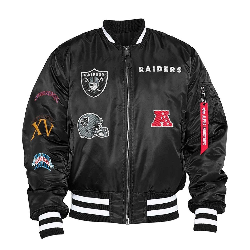 Las Vegas Raiders Ma-1 Bomber Jacket