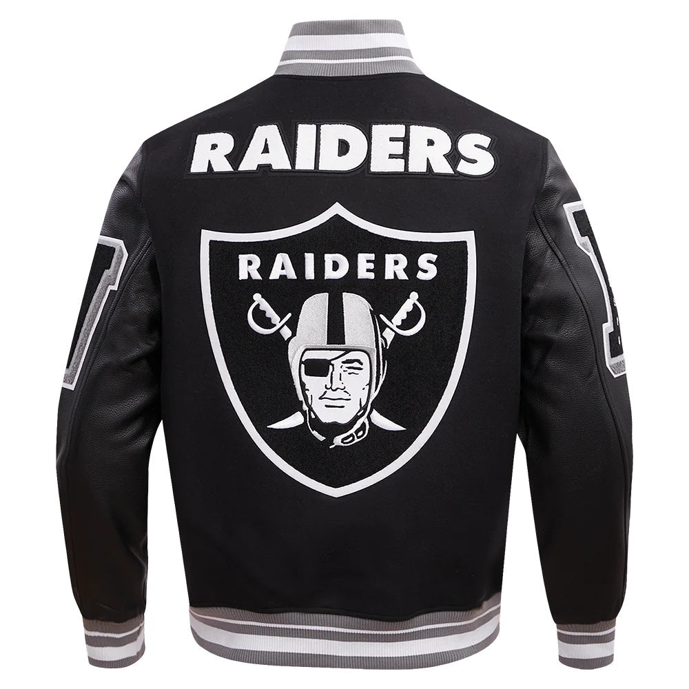 Las Vegas Raiders Mashup Varsity Jacket