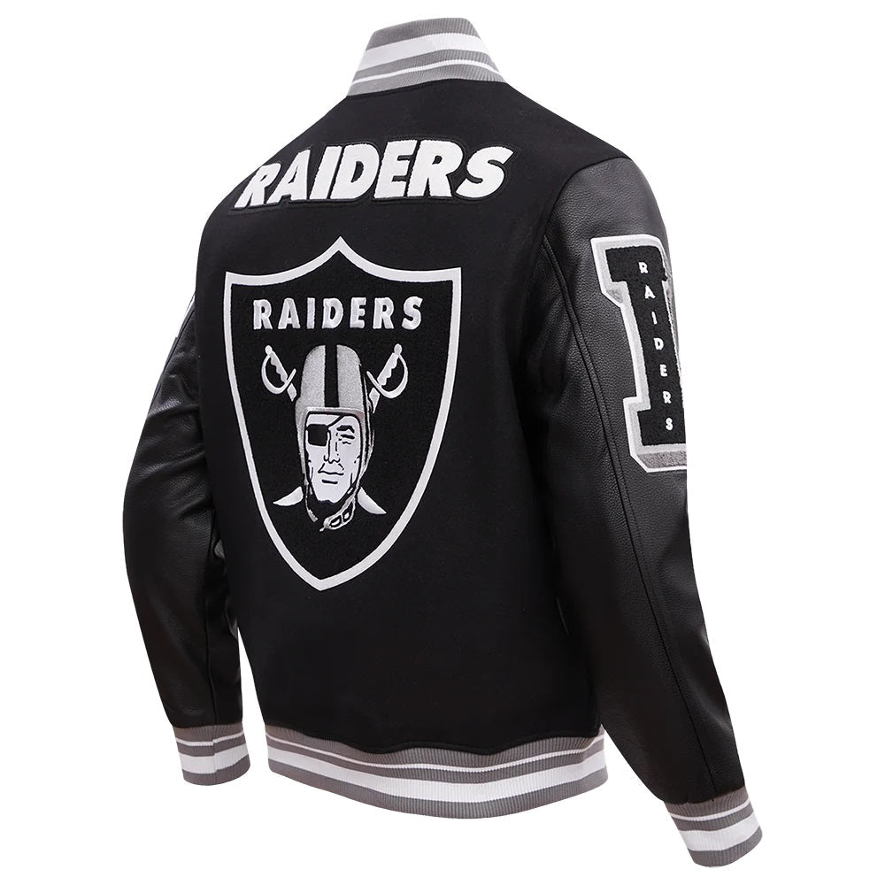 Las Vegas Raiders Mashup Varsity Jacket
