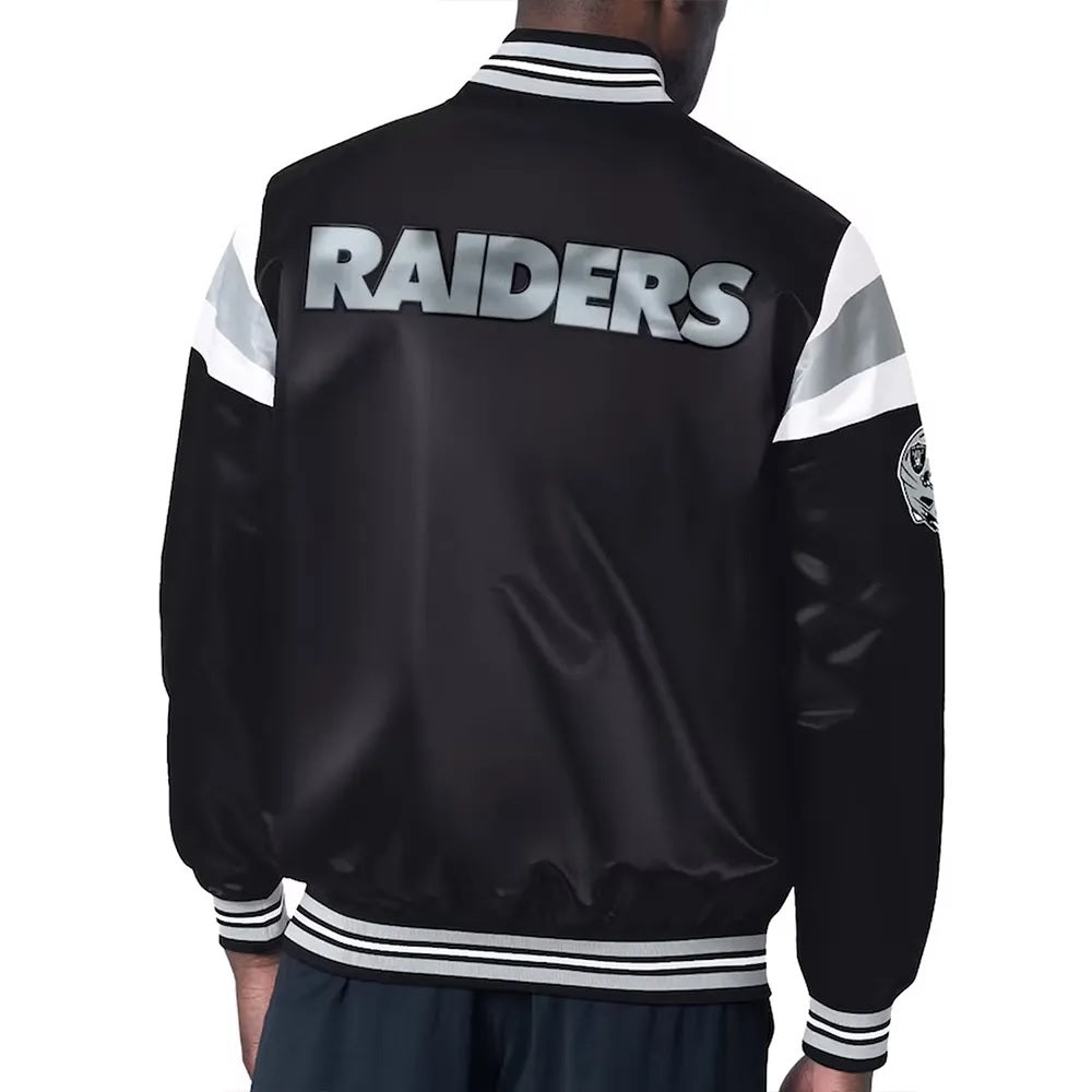 Las Vegas Raiders Midweight Satin Jacket