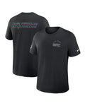 Los Angeles Chargers Black 2025 Crucial Catch Dri-Fit T-Shirt