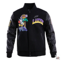 Los Angeles Lakers Gradient Logo Wool Varsity Jacket