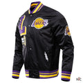 Los Angeles Lakers NBA Finals Champions Black Satin Jacket