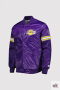 Los Angeles Lakers Pick & Roll Purple Varsity Jacket