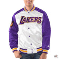 Los Angeles Lakers Renegade White & Purple Satin Jacket