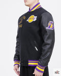 Los Angeles Lakers Retro Classic Rib Wool Varsity Jacket