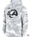Los Angeles Rams Salute To Service Camo 2024 Hoodie