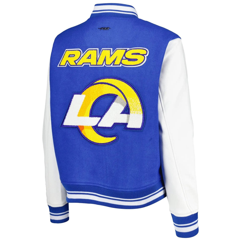 Los Angeles Rams Mash Up Super Bowl Varsity Jacket