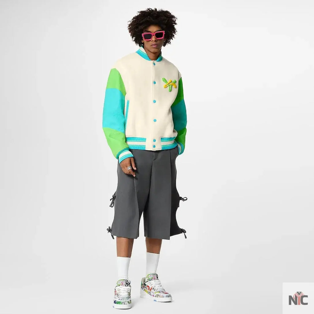 Louis Vuitton Rainbow Playground Varsity Blouson Jacket
