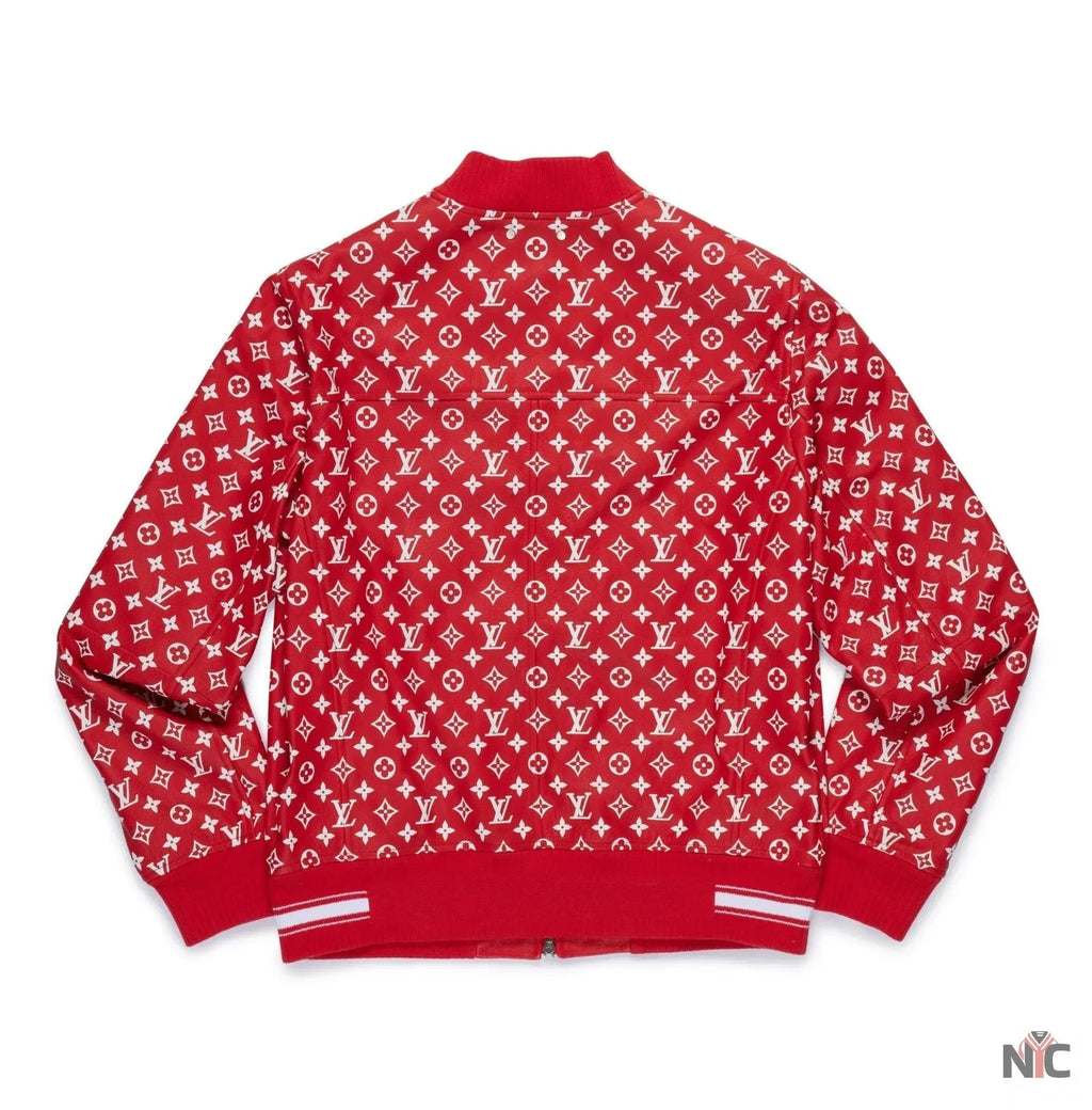 Louis Vuitton Supreme LV Baseball Varsity Jacket