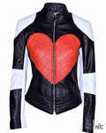 Love Heart Kylie Minogue Leather Jacket