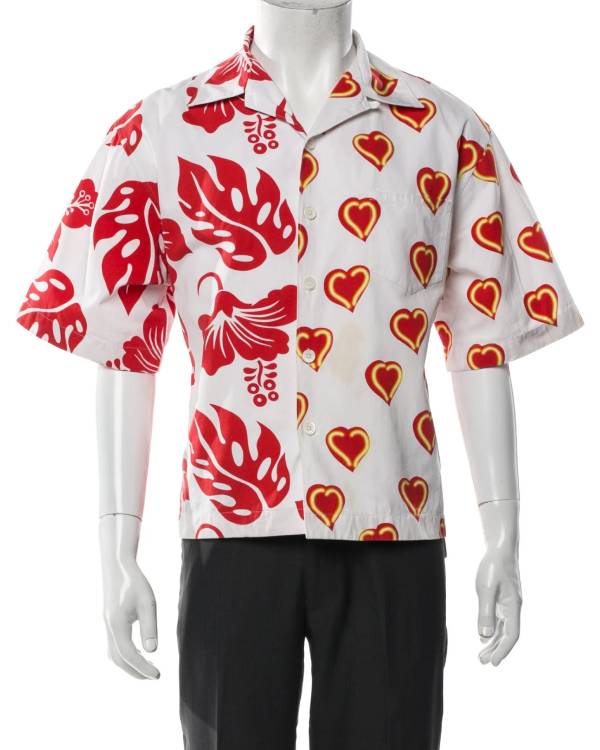 Love Island Games Joey Zauzig Heart Red & White Shirt