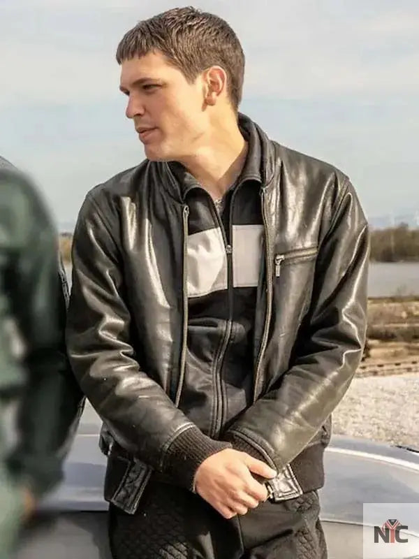 Malditos S01 Pablo Cobo Leather Jacket